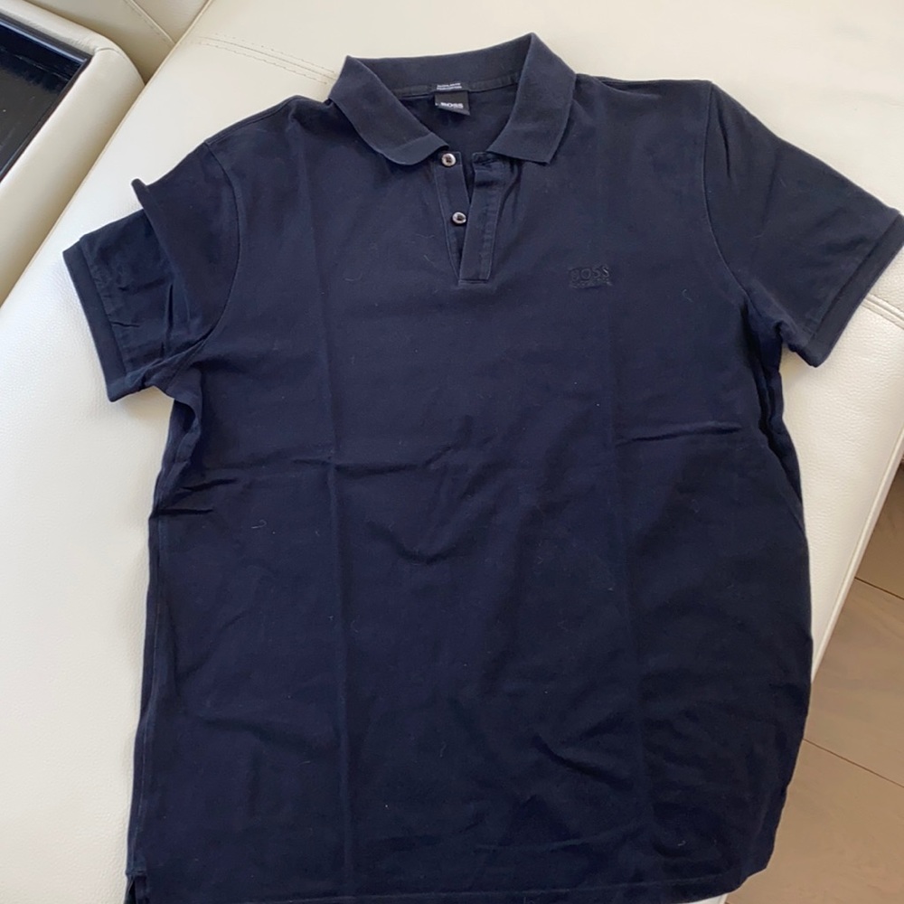 HUGO BOSS a regular fit XL polo black